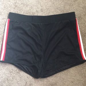 Black high waisted shorts